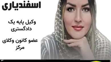 رویا اسفندیاری⚖️وکیل تهران