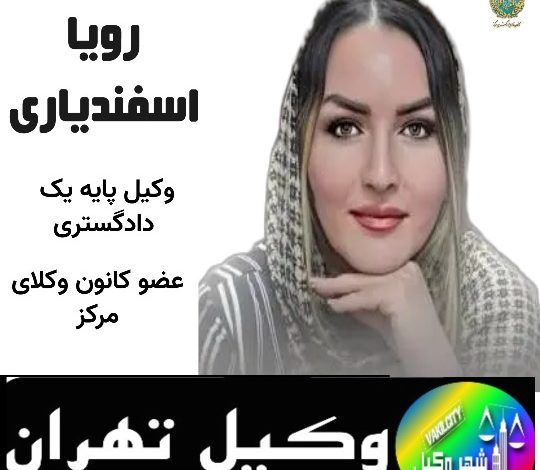 رویا اسفندیاری⚖️وکیل تهران