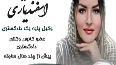 رویا اسفندیاری⚖️وکیل تهران