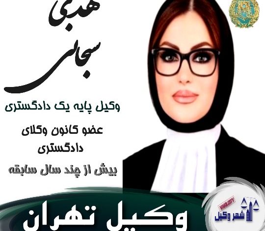 هدی سبحانی⚖️وکیل تهران