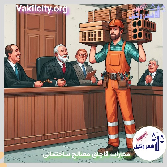 مجازات قاچاق مصالح ساختمانی