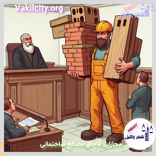 قاچاق مصالح ساختمانی و مجازات آن