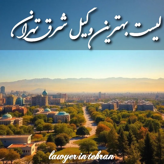 10 تا از بهترین وکیل شرق تهران