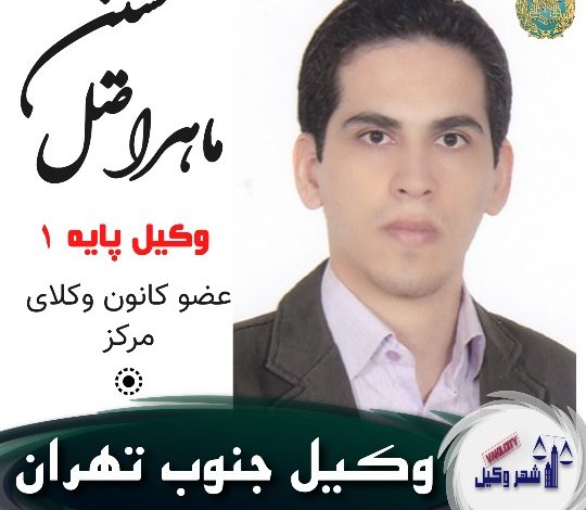 حسین ماهراصل وکیل جنوب تهران