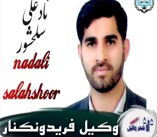نادعلی سلحشور وکیل فریدونکنار