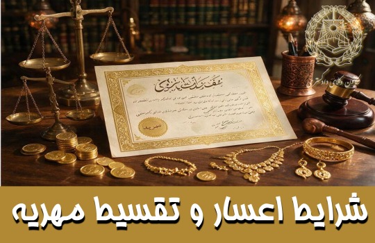 اعسار و تقسیط مهریه به زبان ساده