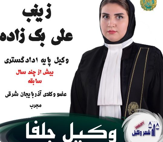 زینب علی بک زاده وکیل