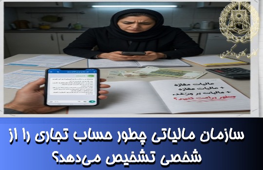 سازمان مالیاتی چطور حساب تجاری را از شخصی تشخیص می‌دهد؟