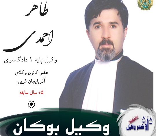 طاهر احمدی وکیل