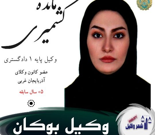 مائده کشمیری وکیل