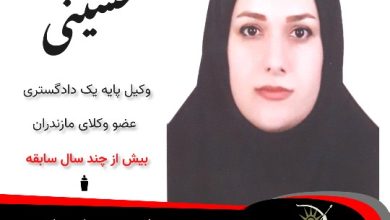 سیده فاطمه حسینی وکیل بابل