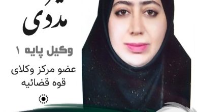 فیروزه مددی⚖️وکیل اشتهارد